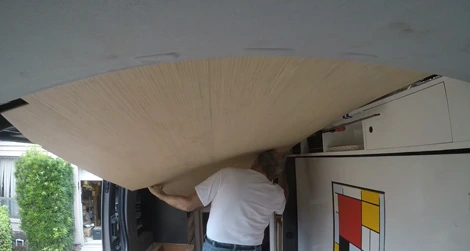 New ceiling panel for RV