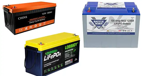 RV lithium ion batteries