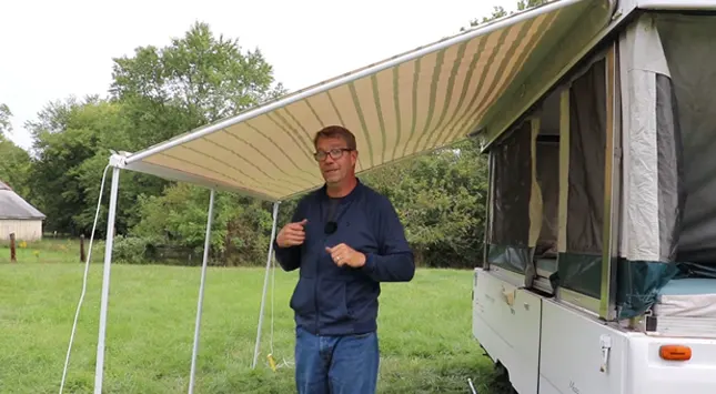 pop up camper awning