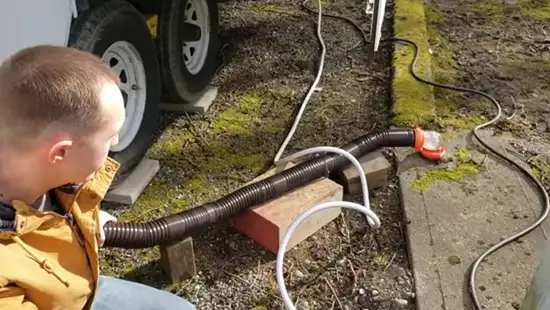 Camper holding tank liquid treatments