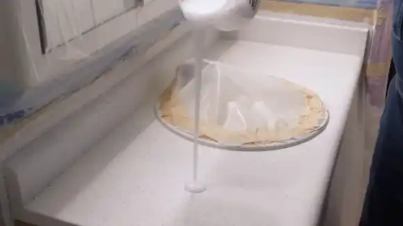 Applying Paint to the Sink