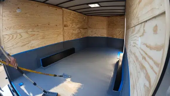 Steps to Paint an Enclosed Trailer Floor