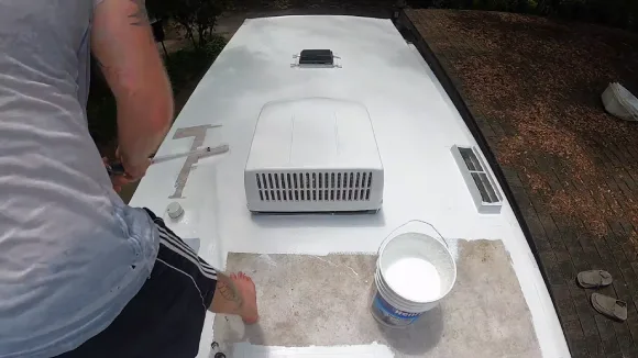 How long does silver roof coating last on an RV
