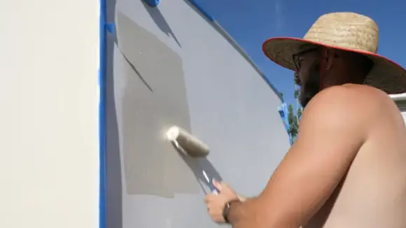 Preparations for Painting an RV With a Roller