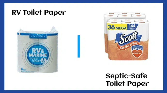 RV Toilet Paper vs Septic Safe Toilet Paper