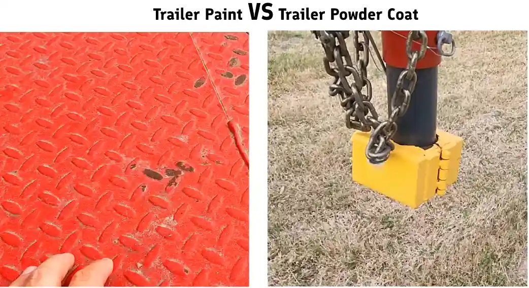 Trailer Paint VS Powder Coat 9 Factors [Covered]