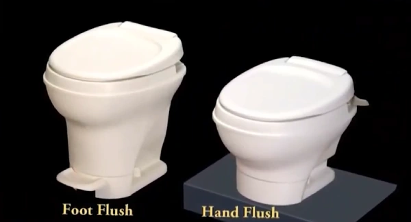 Which One is Better: Hand Flush VS Foot Flush RV Toilet