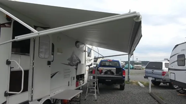 Are awnings suitable for windy areas