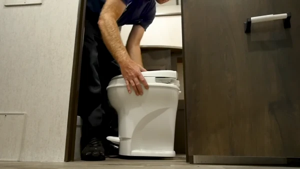 How do you deal with an RV toilet