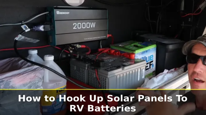 How to Hook Up Solar Panels to RV Batteries: 3 Detailed Steps [DIY]