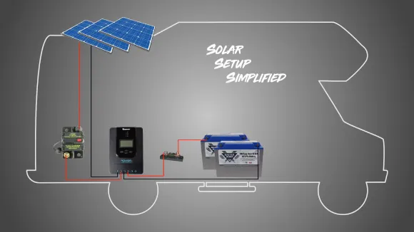 Instructions for Hooking Up Solar Panels to RV Batteries