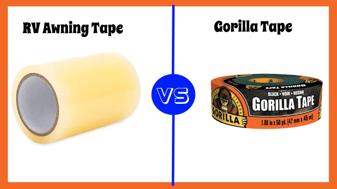 RV Awning Tape VS Gorilla Tape