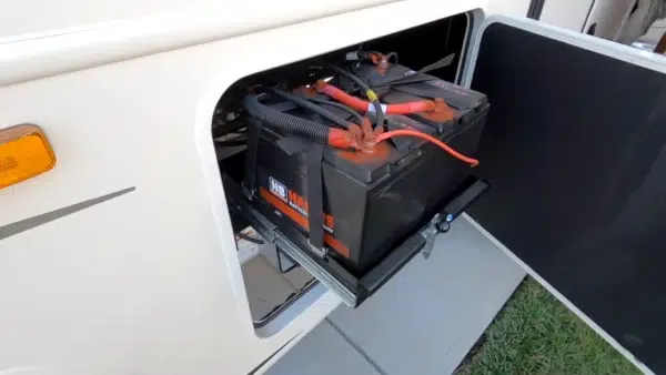 Should the RV battery be hot