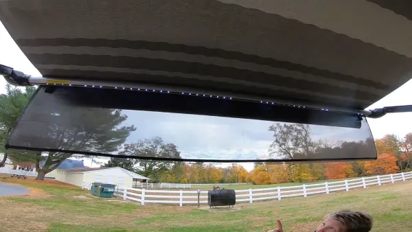 Step-By-Step Process On Installing Led Strip Lights Around RV Awning Roller