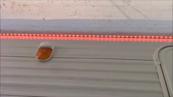 Transform Your Outdoor Space With LED Strip Lights on your RV Awning Roller