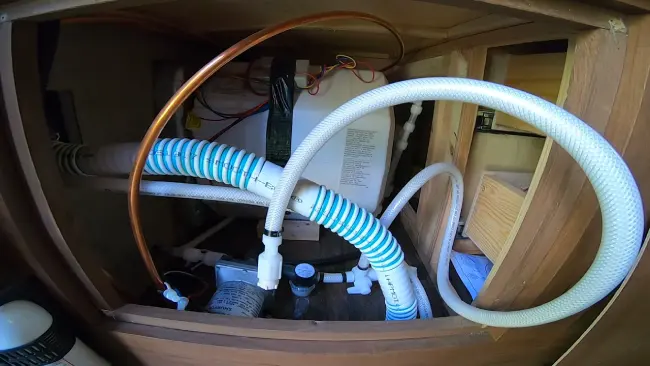 What types of water lines are used in RV