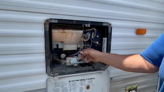 Why does my RV water heater not work on electricity
