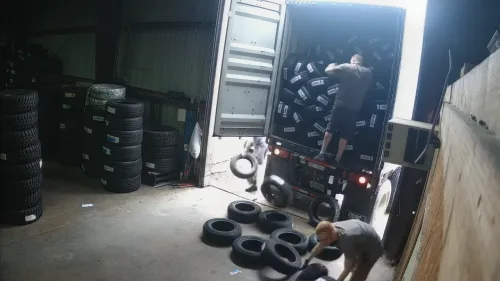 Does it make sense to store tires stacked in a trailer