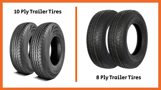 What Are the Differences Between 10 Ply vs 8 Ply Trailer Tires