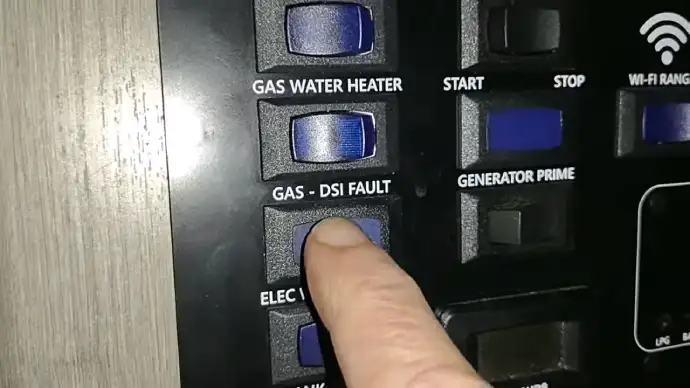what is a dsi fault rv water heater