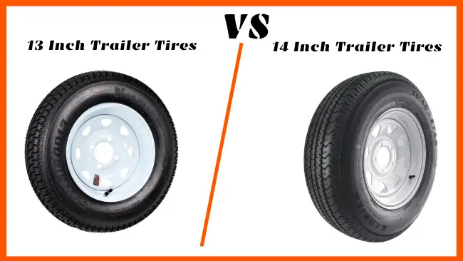 13 vs 14 Inch Trailer Tires: Primary Differences