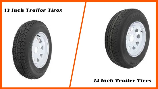 The Differences Between 13 and 14 Inch Trailer Tires