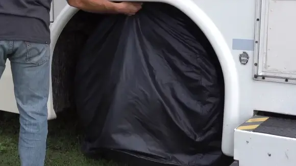 What color RV tire covers are perfect