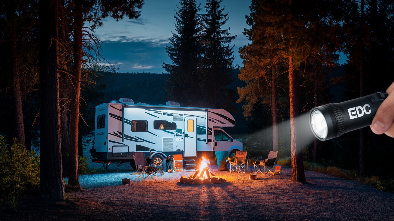 Right EDC Flashlight for RV Camping LongLasting Lights