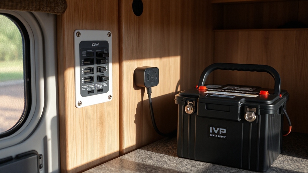 do rv outlets work on battery