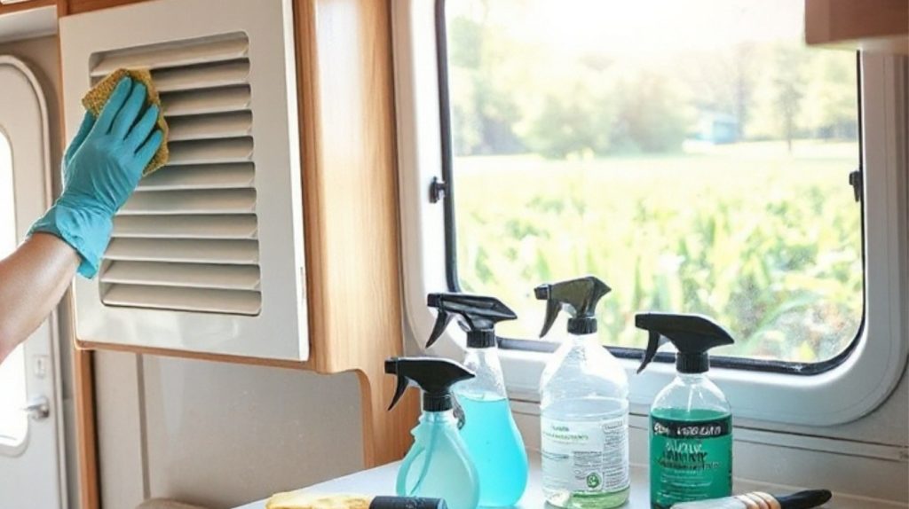 how to get rid of mold in camper