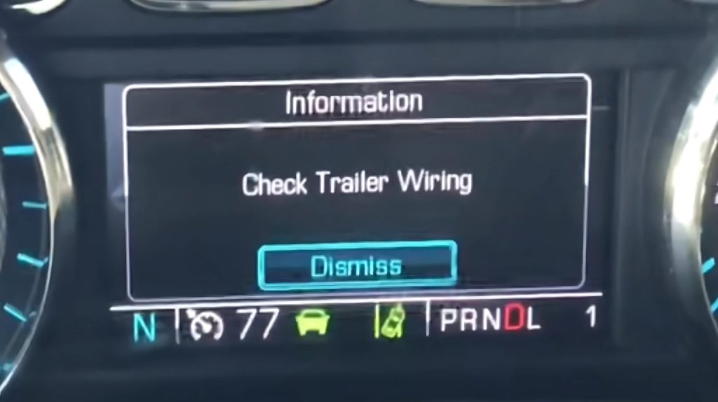 How to Turn off Check Trailer Wiring Ding