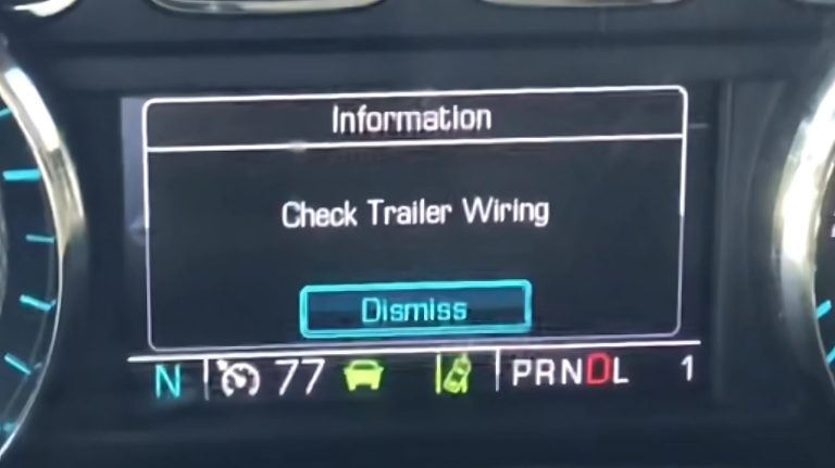 How to Turn off Check Trailer Wiring Ding