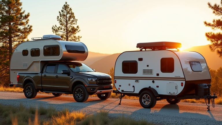 Slide in Camper vs Travel Trailer