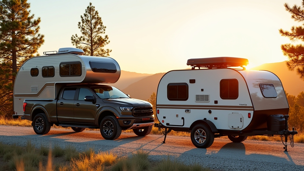 Slide in Camper vs Travel Trailer