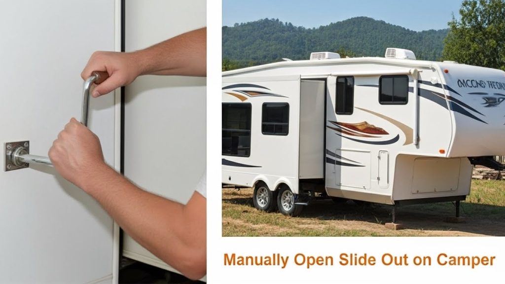 How to Manually Open Slide Out on Camper