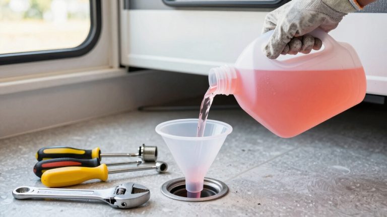pink food grade rv antifreeze