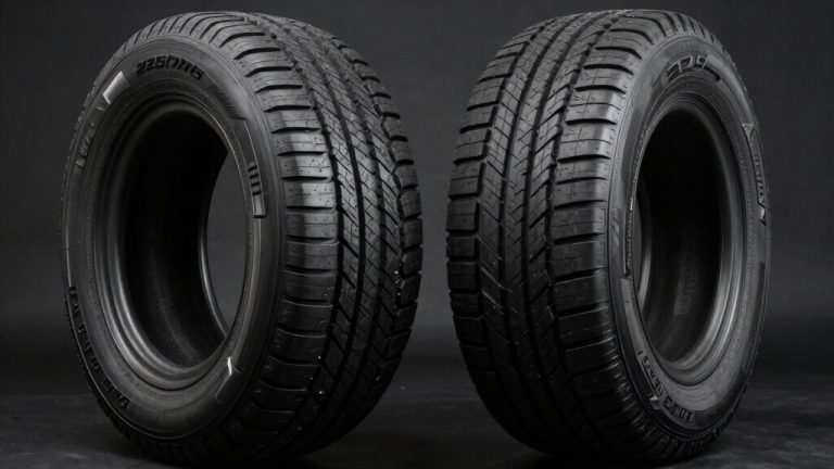 two different tire sizes