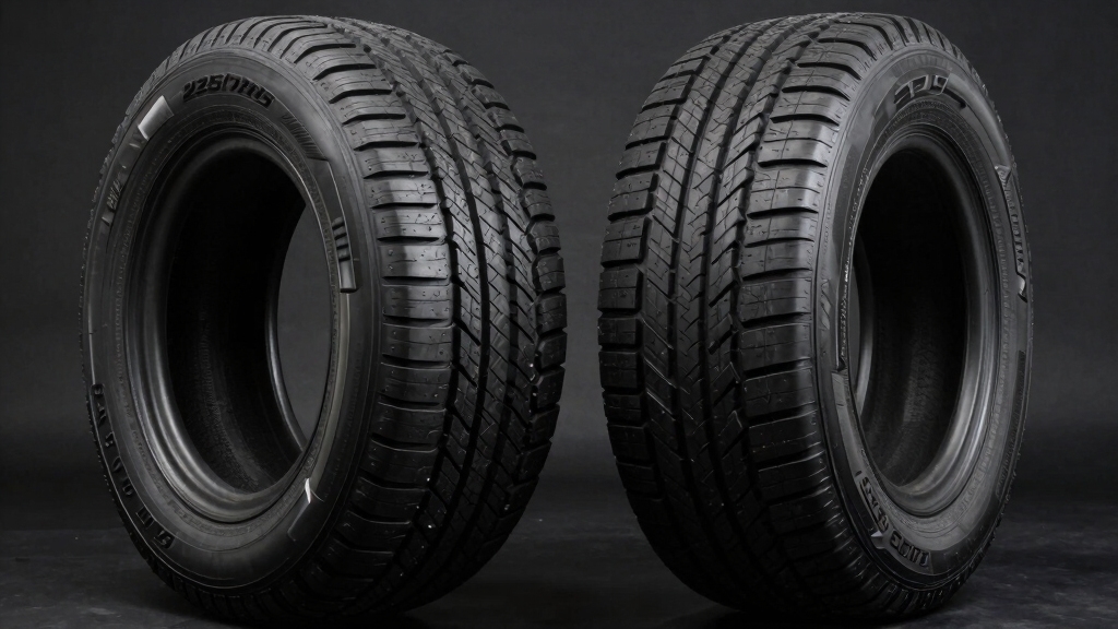 two different tire sizes