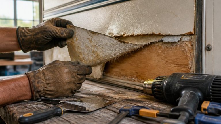 repair delaminated camper exterior